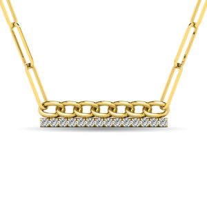 Diamond 1/5 Ct.Tw. Fashion Pendant in 10K Yellow Gold