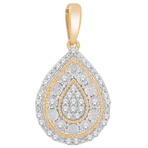 10K 0.10CT D-PENDANT LADIES RDS (BEST DEAL BEST VALUE)
