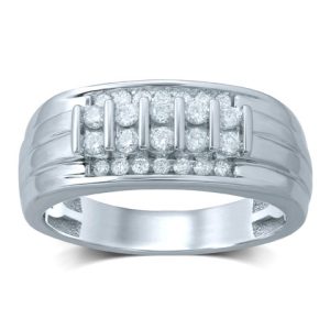 10K 0.46-0.54CT D-RING MEN RDS