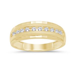 10K 0.23-0.27CT D-BAND MEN RDS "MACHO" WITHOUT JALI