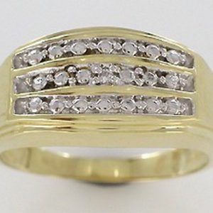 10K 0.01-0.02CT D-RING MEN RDS
