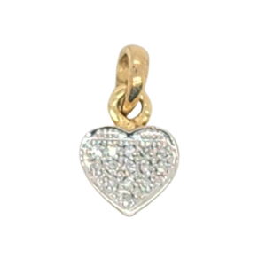 10K 0.05CT D-PENDANT LDS RDS MP "HEART" (BEST DEAL BEST VALUE)