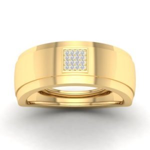 10K 0.05CT D-RING MEN RDS