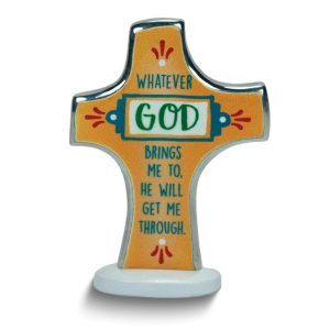 Whatever God Brings Bedtime Prayer ArtMetal Standing Display