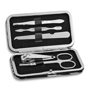 Zebra Print Case Manicure Set