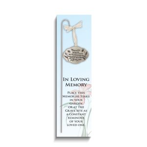 Those We Love Garden Metal Stake with Engravable Ornament