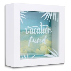 Vacation Fund Wooden Shadow Box