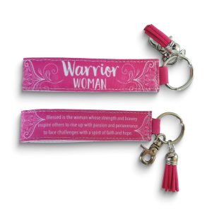 Warrior Woman Fabric Wristlet Lanyard