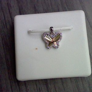 10K 0.05CT D-PENDANT RDS "BUTTERFLY" MP