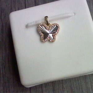 10K 0.05CT D-PENDANT RDS "BUTTERFLY" MP