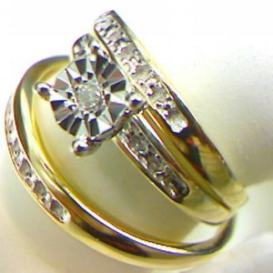 10K 0.01-0.02CT D-TRIO SET RDS FANUC