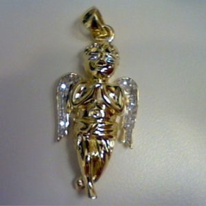 10K 0.05-0.07CT D-PENDANT LDS RDS "ANGEL"